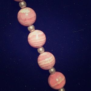 Natural stone necklace